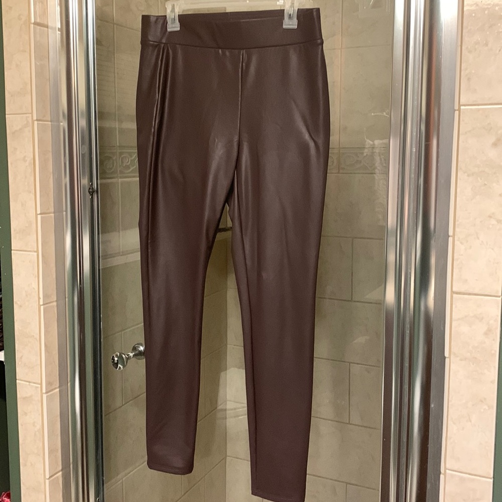 Pair of Loft pleather leather pants